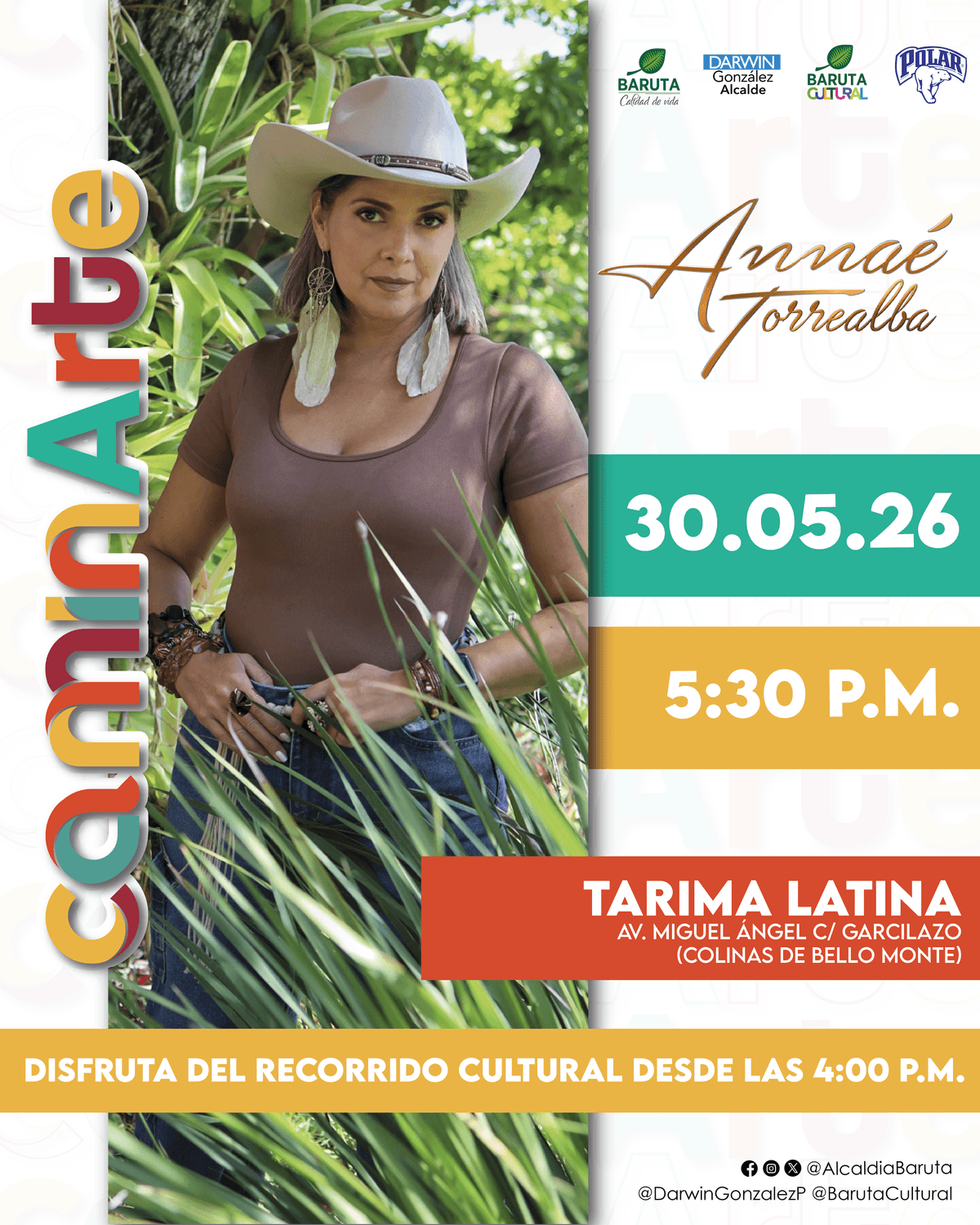Flyer de Annae en Tarima Latina
