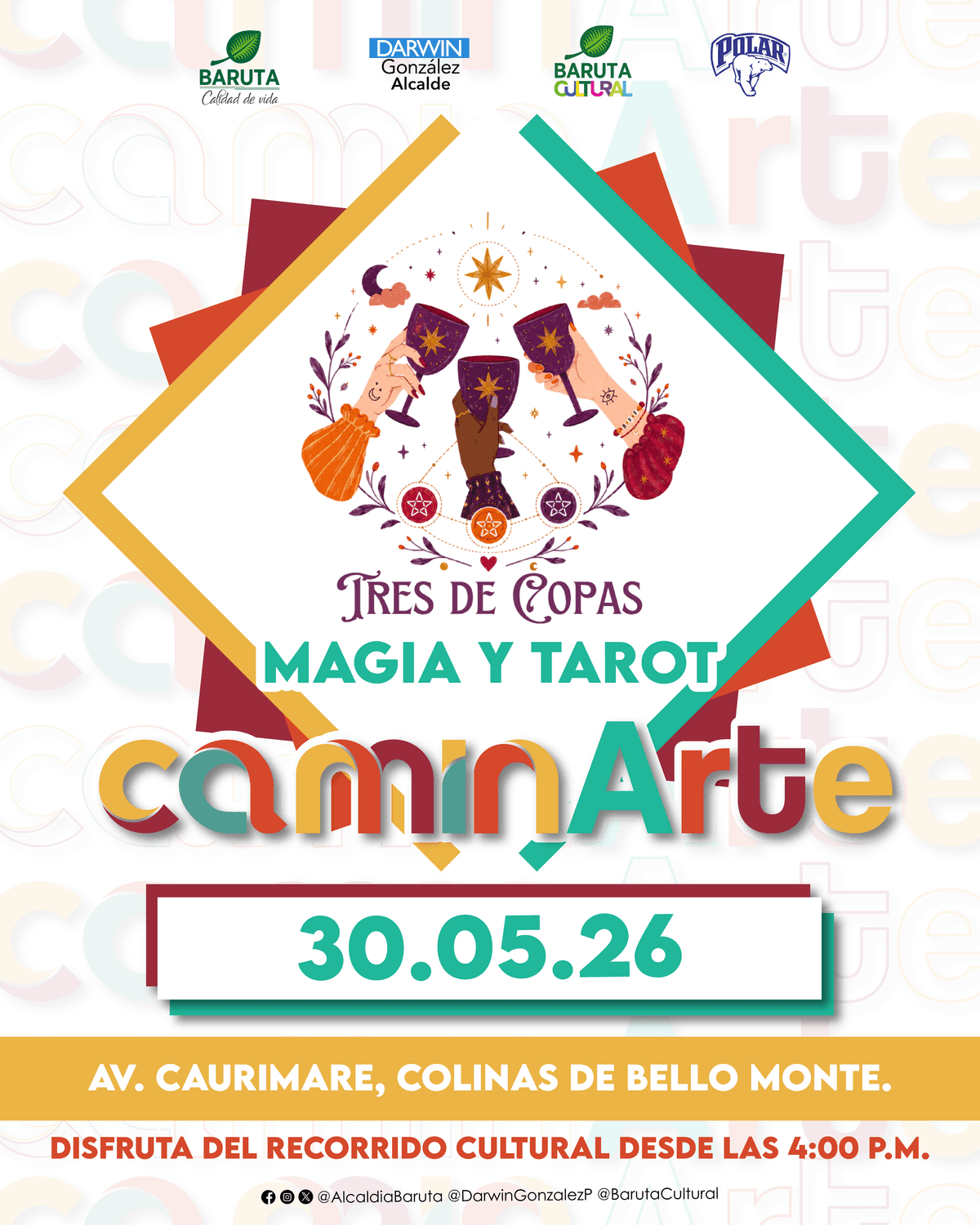 Flyer de Magia y Tarot en Tarot