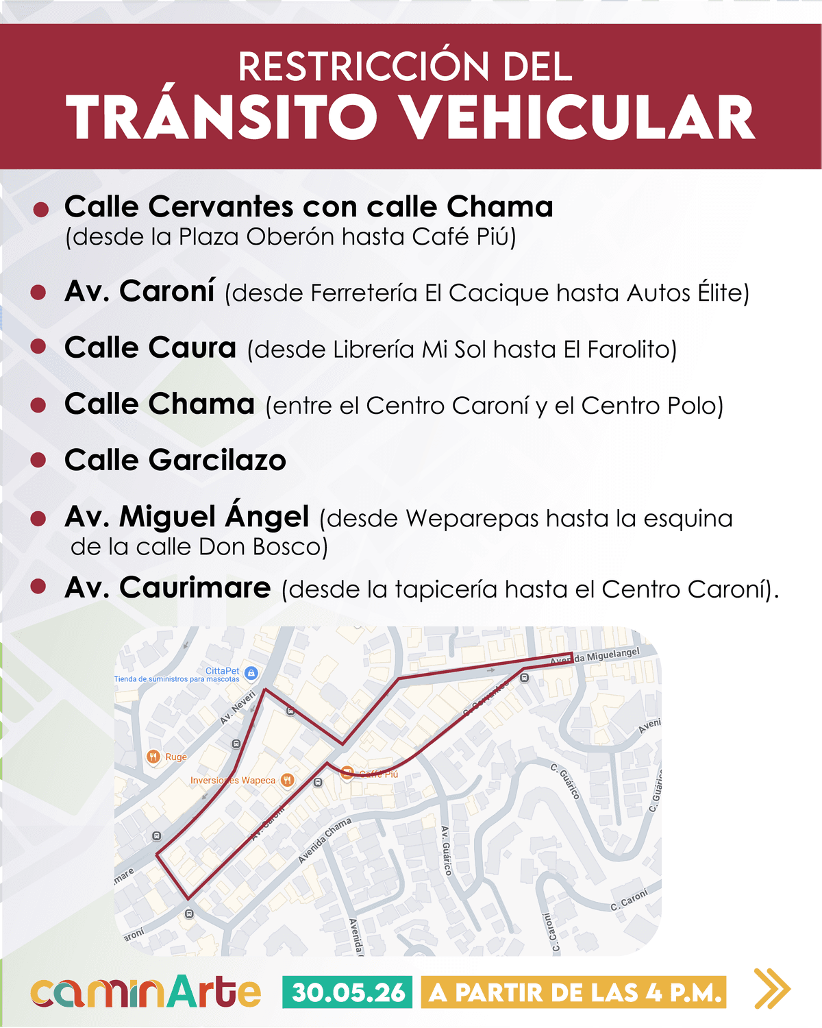 Calles Cerradas — Detalle 1