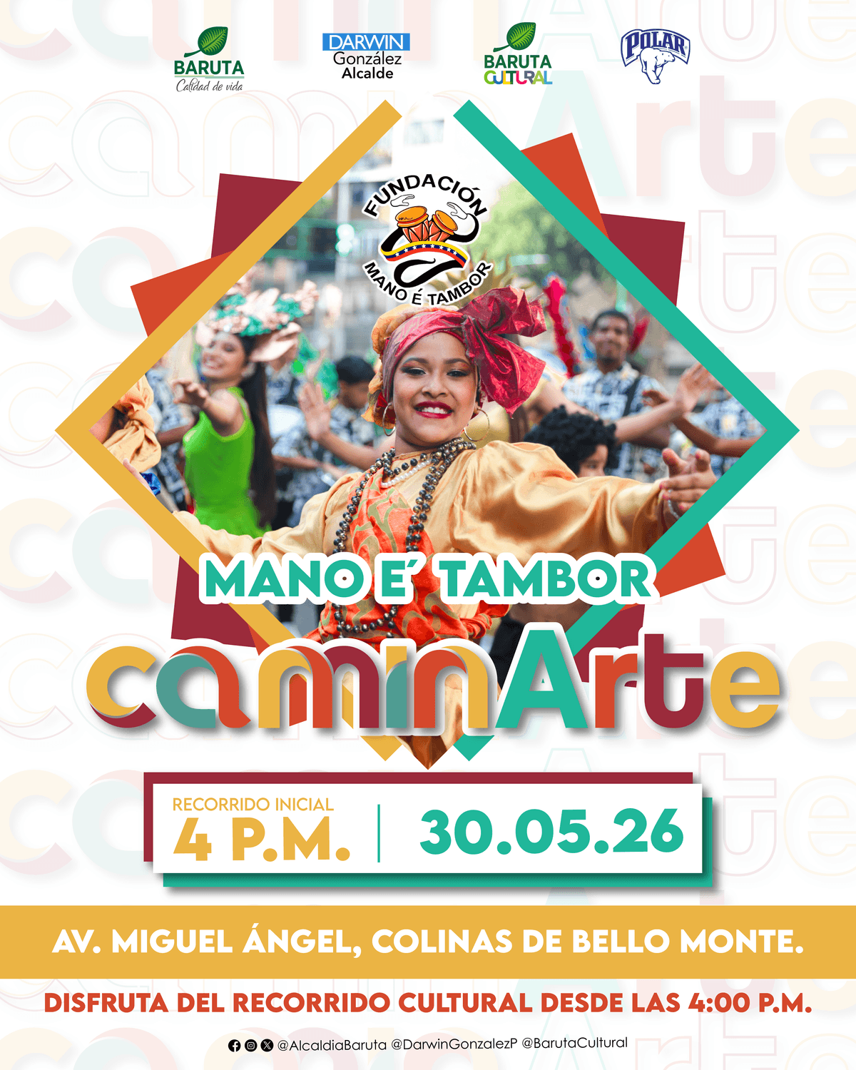 Flyer de Mano e Tambor en Mano e Tambor